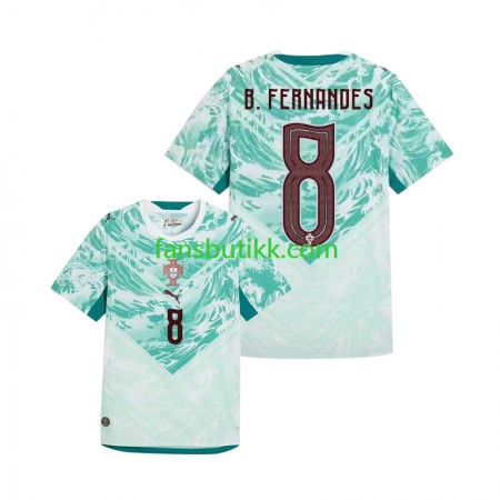 Fotballdrakt Portugal Bruno Fernandes 8 World Cup Bortetrøye 2026 Kortermet